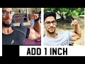 ADD 1 inch to your arms | follow my tips | akshat fitness