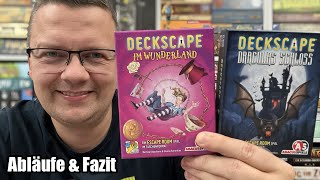 Deckscape Wunderland und Deckscape Draculas Schloss (Abacusspiele) - Alle Infos in Kürze