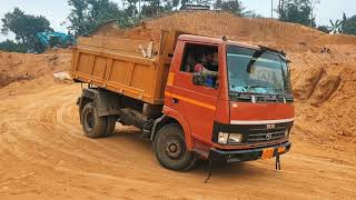 Tata 912 tipper Dumper full load Mitti #sujal13