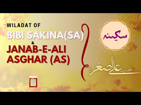 Jashn-e-Wiladat of Bibi Sakina(sa) & Janab-e-Ali Asghar(as) on 20th Rajab 1442 Hijri (04/Mar/2021)