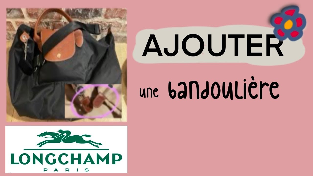 LONGCHAMP: Rajouter une bandoulière à un sac pliage - Poser des oeillets