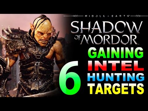 Middle Earth Shadow of Mordor - Gaining Intel / Hunting Targets Part 6
