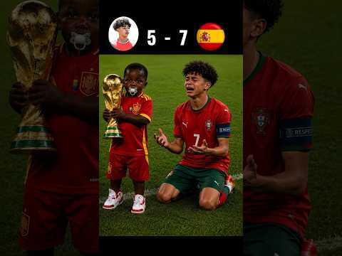 Lamine Yamal shocked 😲 By Ronaldo Jr | Ronaldo Jr Vs Spain | Imajinary Final #football #ronaldo