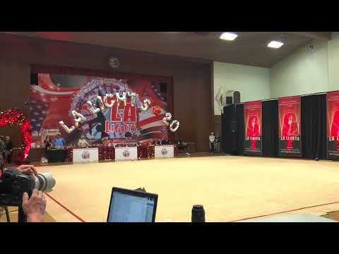 Nikolchenko Vlada UKR - Ball - Level 10 Senior 2002 - LA Lights 2020