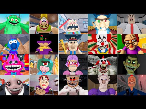 EPIC SCHOOL ESCAPE, EVIL GRANDMA, MR POP'S, TEAM SCHOOL, MISS HAPPI'S, STINKY, ROBLOX JUMPSCARE'S