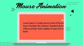 Mouse Animation | Move Text With Cursor | CSS - JQUERY Tutorial