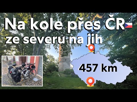 Na kole přes ČR tentokráte ze severu na jih