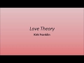 Love Theory-Kirk Franklin(lyrics)