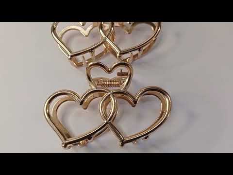 PIRANHA METAL CORAÇÃO DOURADA 7 CM