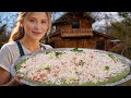 Baking Traditional Italian Pizza Life In Mountain Village