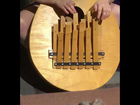 Cloud Nine 13 note Chromatic Marimbula - Giant Bass Kalimba - Acoustic Electric image 9