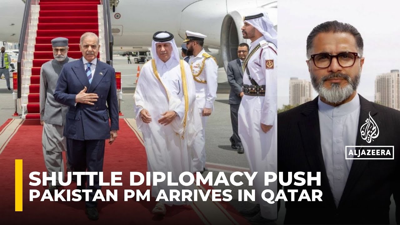 Pakistan's PM arrives in Qatar amid regional shuttle diplomacy push