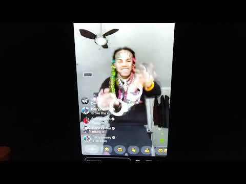 6ix9ine clowing on IG Live After Breaking internet❗❗