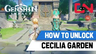 How to Unlock Cecilia Garden Puzzle Guide - Genshin Impact Domain of Forgery