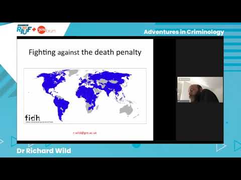 Adventures in Criminology - Dr Richard Wild
