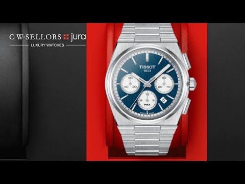 Unboxing the BRAND NEW Tissot PRX Chronograph Blue l Jura Watches
