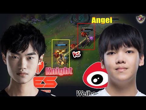 Angel vs Knight! - WBG Angel LeBlanc Mid vs TES Knight Viktor | Preseason 12
