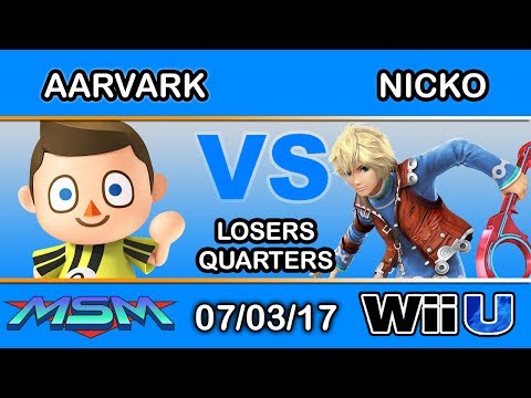 MSM 103 - BSD | Aarvark (Villager) Vs. FAD | Nicko (Shulk) Losers Quarters