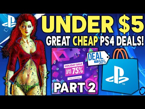 10 EXTREMELY CHEAP PS4 Deals UNDER $5 On Sale Now! Awesome PS4 Games CHEAP! (PSN Holiday Sale Deals)