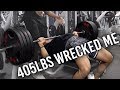 405lbs Bench Press Attempt (PR?)