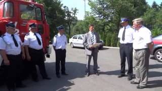 preview picture of video 'Przekazanie samochodu pożarniczego dla OSP Drwinia - Łąkta Górna 19.06.2013 r.'