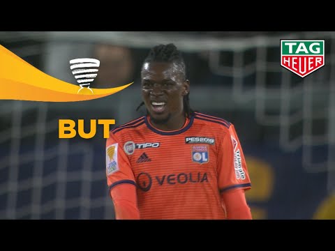 But Bertrand TRAORE(45' +2) / Amiens SC - Olympique Lyonnais (2-3) (1/8 de finale)(ASC-OL)/ 2018-19