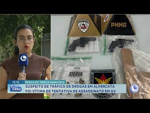 Época do triplo homicídio: Suspeito de tráfico em Alpercata sofreu tentativa de assassinato em GV.