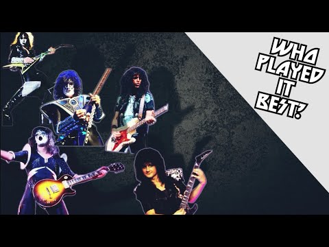 KISS - Who Played It Best? - Strutter Guitar Solo [Ace/Vinnie/Bruce/Tommy]