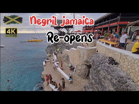 Negril, jamaica tourist capital full walk through plus rick's cafe re-opens #negril #negriljamaica