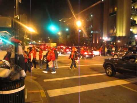 Cardinals World Series Game 7 - Party in the Street - 10-28-2011