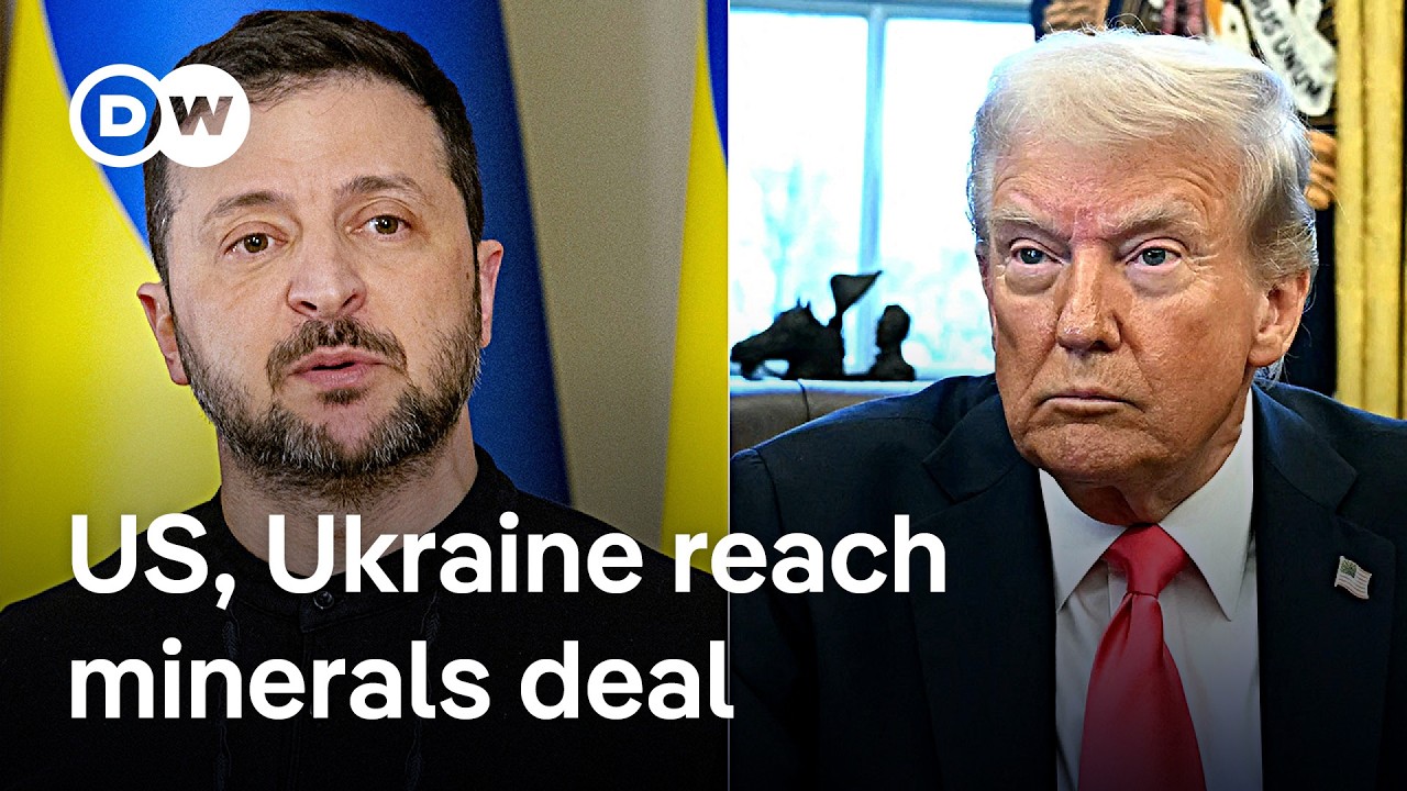 On what terms did Ukraine agree to sign a minerals deal with the US?