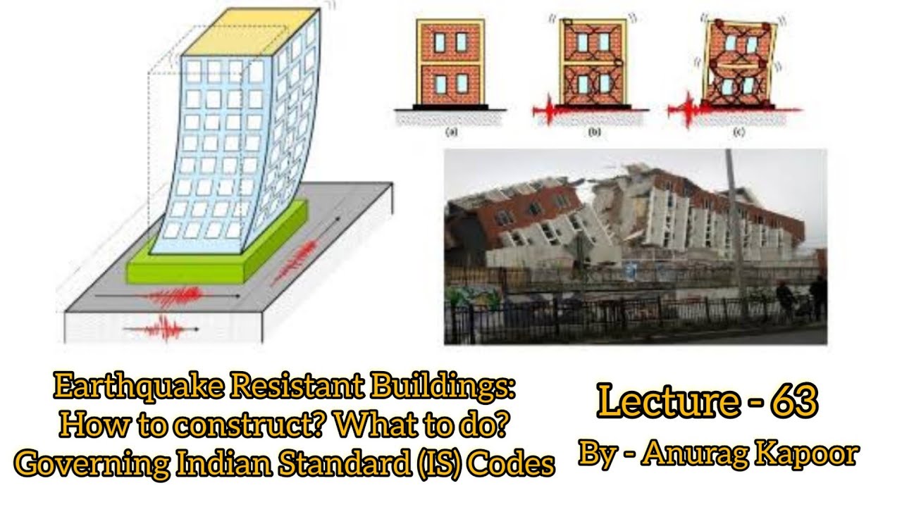 Earthquake Resistant Buildings: How to construct? What to do? Governing Indian Standard (IS) codes