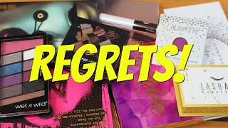 EYESHADOW PALETTE REGRETS & DECLUTTER 2020