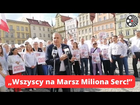 Michał Jarosz wzywa na Marsz Miliona Serc przed wyborami