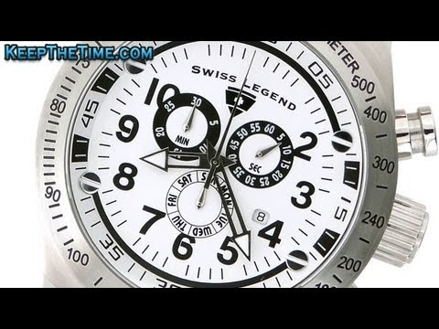 Swiss Legend SL Pilot Chronograph Watch 22828-02-BRW