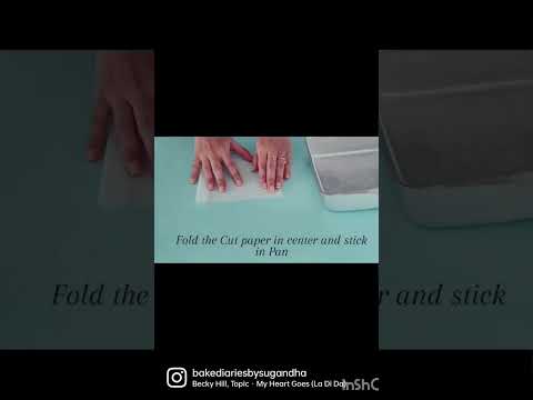 How to Line A Square Cake Pan Easily