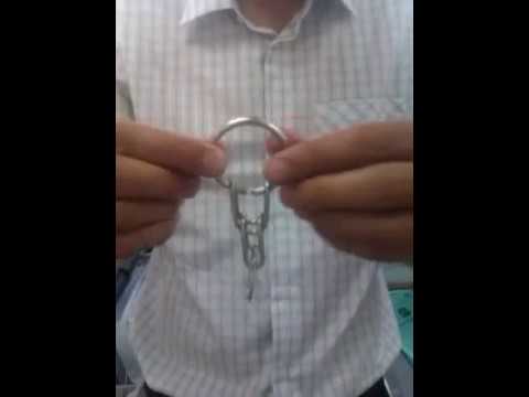 Решение головоломки Mini Wire 01 Leonardo(eureka mini wire 01)