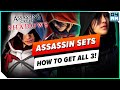 How to Get ALL 3 ASSASSIN Outfits! Black, White & Red in Assassin's Creed Shadows