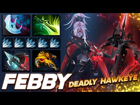 Febby Drow Ranger Deadly Hawkeye - Dota 2 Pro Gameplay [Watch & Learn]