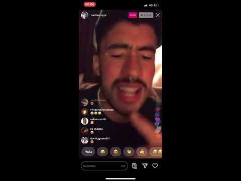 Bad Bunny live Instagram 2020 “Las que no iban a salir”