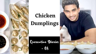 Tasty Steamed Chicken Dumplings/ Momos at home  Du
