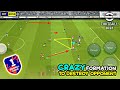 Crazy Formation To Destroy Opponent 🔥 eFootball 2024 Mobile