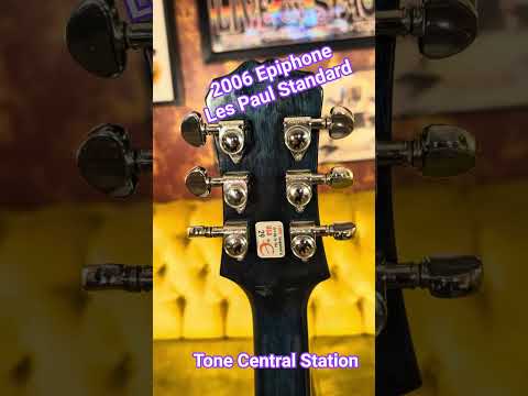 Epiphone Les Paul Standard 2006` - Translucent Blue image 23