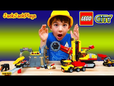 Lego City Mining Expert Site Toy Unboxing Fun with Playing