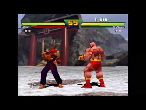 Street Fighter EX plus α basic combos exhibition