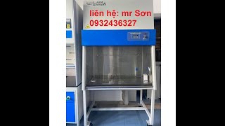test tủ an toàn sinh học trước khi cho xuất xưởng