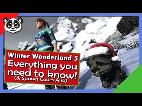 Everything you need to know! | ARK: Winter Wonderland 5 (Spawn Codes Also)
