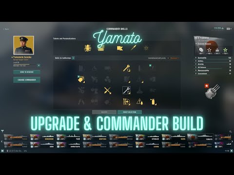 World of Warships - Yamato: Upgrade & Commander Build