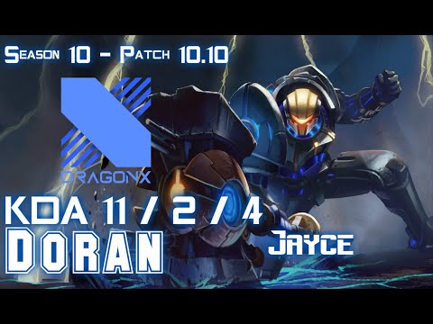 DRX Doran JAYCE vs IRELIA Top - Patch 10.10 KR Ranked