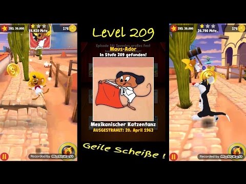 Looney Tunes Dash! Level: 209 - Looney Card / A Correr - La course - Hetzjagd 209